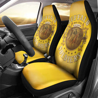 Honor Buffalo Soldiers Car Seat Cover African American Cavalry Yellow Version - Wonder Print Shop