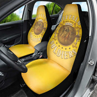 Honor Buffalo Soldiers Car Seat Cover African American Cavalry Yellow Version - Wonder Print Shop