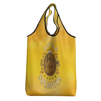 Honor Buffalo Soldiers Grocery Bag African American Cavalry Yellow Version - Wonder Print Shop