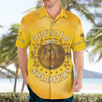Honor Buffalo Soldiers Hawaiian Shirt African American Cavalry Yellow Version - Wonder Print Shop