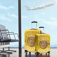 Honor Buffalo Soldiers Luggage Cover African American Cavalry Yellow Version - Wonder Print Shop