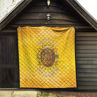 Honor Buffalo Soldiers Quilt African American Cavalry Yellow Version - Wonder Print Shop