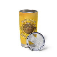 Honor Buffalo Soldiers Tumbler Cup African American Cavalry Yellow Version - Wonder Print Shop