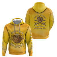 Honor Buffalo Soldiers Zip Hoodie African American Cavalry Yellow Version - Wonder Print Shop