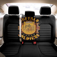 Honor Buffalo Soldiers Back Car Seat Cover African American Cavalry Black Version - Wonder Print Shop