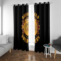 Honor Buffalo Soldiers Window Curtain African American Cavalry Black Version - Wonder Print Shop
