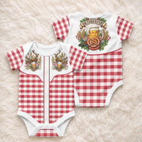 Oktoberfest Baby Onesie Country Cowboy Style Red Version