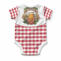 Oktoberfest Baby Onesie Country Cowboy Style Red Version