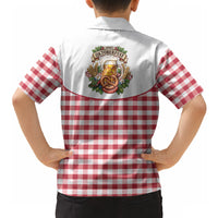 Oktoberfest Hawaiian Shirt Country Cowboy Style Red Version