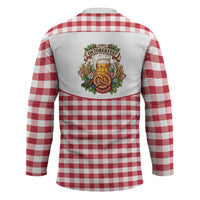 Oktoberfest Hockey Jersey Country Cowboy Style Red Version