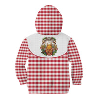 Oktoberfest Kid Hoodie Country Cowboy Style Red Version