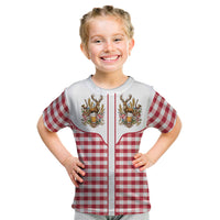 Oktoberfest Kid T Shirt Country Cowboy Style Red Version