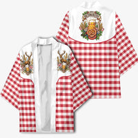 Oktoberfest Kimono Country Cowboy Style Red Version