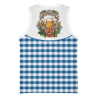 Oktoberfest Basketball Jersey Country Cowboy Style Blue Version