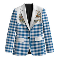 Oktoberfest Blazer Country Cowboy Style Blue Version
