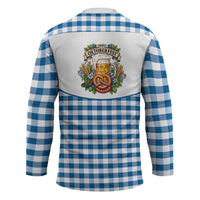 Oktoberfest Hockey Jersey Country Cowboy Style Blue Version