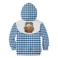 Oktoberfest Kid Hoodie Country Cowboy Style Blue Version