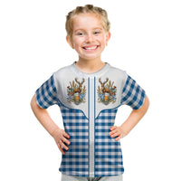 Oktoberfest Kid T Shirt Country Cowboy Style Blue Version