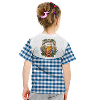 Oktoberfest Kid T Shirt Country Cowboy Style Blue Version