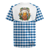 Oktoberfest Rugby Jersey Country Cowboy Style Blue Version