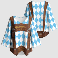 Personalized Lederhosen Oktoberfest Costume Kimono Sleeve Blouse