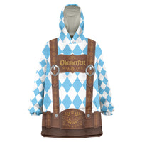Personalized Lederhosen Oktoberfest Costume Wearable Blanket Hoodie