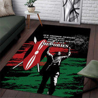 Happy Kenya Mashujaa Day Area Rug Honour Our Heroes, Heroines LT05 - Wonder Print Shop