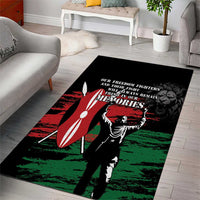 Happy Kenya Mashujaa Day Area Rug Honour Our Heroes, Heroines LT05 - Wonder Print Shop