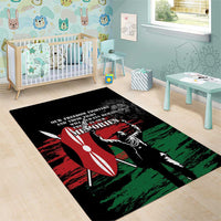 Happy Kenya Mashujaa Day Area Rug Honour Our Heroes, Heroines LT05 - Wonder Print Shop