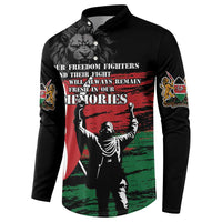 Happy Kenya Mashujaa Day Button Sweatshirt Honour Our Heroes, Heroines LT05 - Wonder Print Shop