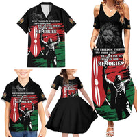 Happy Kenya Mashujaa Day Family Matching Summer Maxi Dress and Hawaiian Shirt Honour Our Heroes, Heroines LT05 - Wonder Print Shop