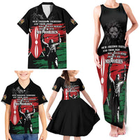 Happy Kenya Mashujaa Day Family Matching Tank Maxi Dress and Hawaiian Shirt Honour Our Heroes, Heroines LT05 - Wonder Print Shop
