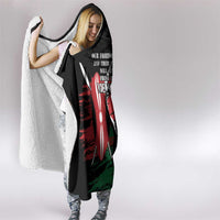Happy Kenya Mashujaa Day Hooded Blanket Honour Our Heroes, Heroines