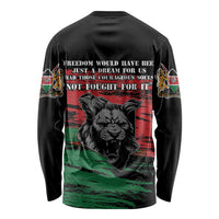 Happy Kenya Mashujaa Day Long Sleeve Shirt Honour Our Heroes, Heroines LT05 - Wonder Print Shop