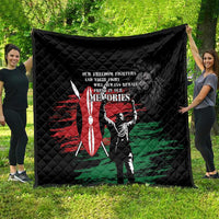 Happy Kenya Mashujaa Day Quilt Honour Our Heroes, Heroines LT05 - Wonder Print Shop