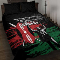 Happy Kenya Mashujaa Day Quilt Bed Set Honour Our Heroes, Heroines LT05 - Wonder Print Shop