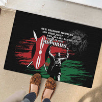 Happy Kenya Mashujaa Day Rubber Doormat Honour Our Heroes, Heroines LT05 - Wonder Print Shop