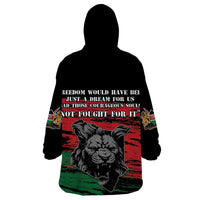 Happy Kenya Mashujaa Day Wearable Blanket Hoodie Honour Our Heroes, Heroines LT05 - Wonder Print Shop