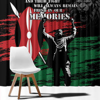 Happy Kenya Mashujaa Day Window Curtain Honour Our Heroes, Heroines LT05 - Wonder Print Shop