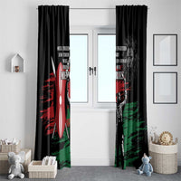 Happy Kenya Mashujaa Day Window Curtain Honour Our Heroes, Heroines LT05 - Wonder Print Shop