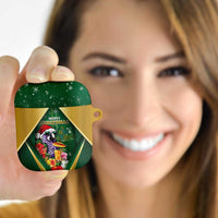 Dominica Christmas AirPods Case Funny Santa Sisserou Parrot - Wonder Print Shop