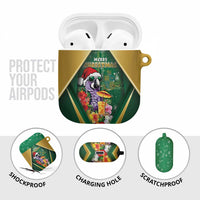 Dominica Christmas AirPods Case Funny Santa Sisserou Parrot - Wonder Print Shop