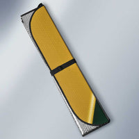 Dominica Christmas Auto Sun Shade Funny Santa Sisserou Parrot - Wonder Print Shop