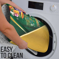 Dominica Christmas Bathroom Set Funny Santa Sisserou Parrot - Wonder Print Shop