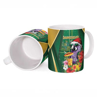 Dominica Christmas Ceramic Mug Funny Santa Sisserou Parrot - Wonder Print Shop