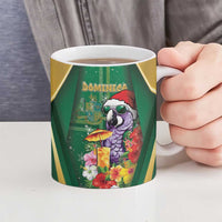 Dominica Christmas Ceramic Mug Funny Santa Sisserou Parrot - Wonder Print Shop