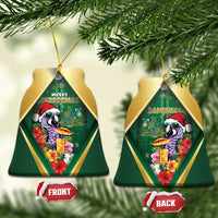 Dominica Christmas Ceramic Ornament Funny Santa Sisserou Parrot - Wonder Print Shop