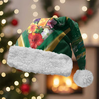 Dominica Christmas Santa Hat Funny Santa Sisserou Parrot - Wonder Print Shop
