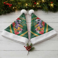 Dominica Christmas Santa Hat Funny Santa Sisserou Parrot - Wonder Print Shop