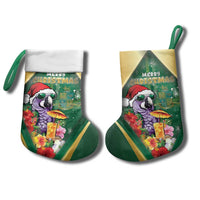 Dominica Christmas Stocking Funny Santa Sisserou Parrot - Wonder Print Shop